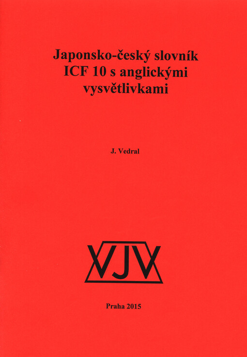 Japonsko-český slovník ICF 10 s anglickými vysvětlivkami