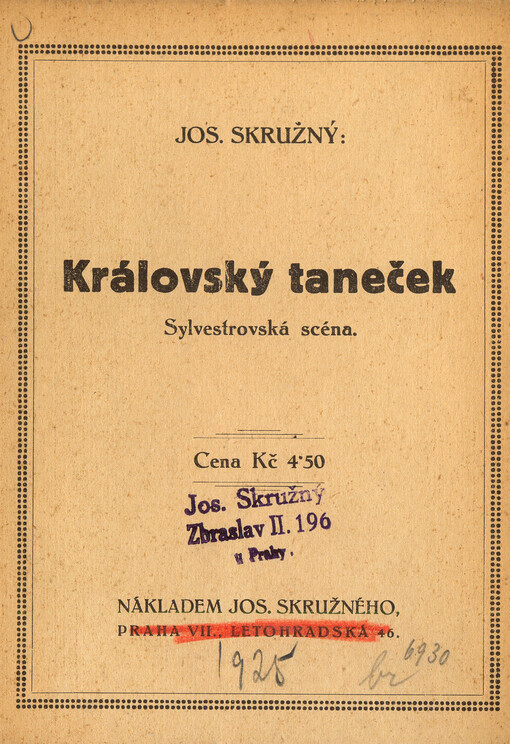 Královský taneček :sylvestrovská scéna