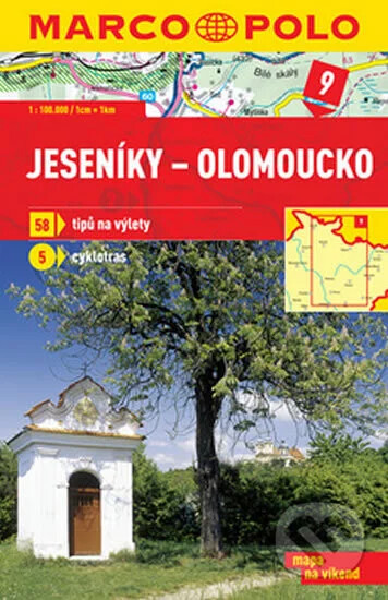 Jeseníky - Olomoucko 58 tipů na výlety, 5 cyklotras