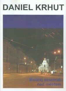 Modrej soumrak nad městem