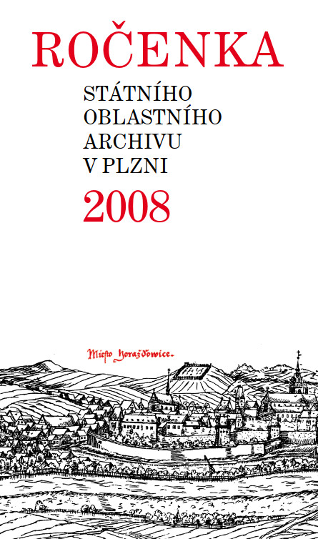 Ročenka Státního oblastního archivu v Plzni 2008