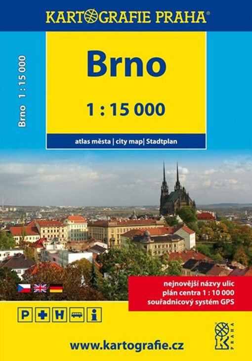 Brno atlas města 1:15 000