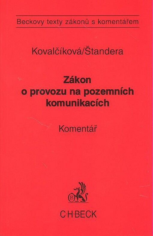 Zákon o provozu na pozemních komunikacích : komentář