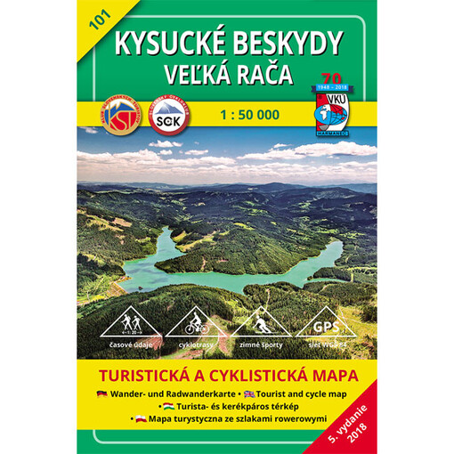 Kysucké BeskydyVeĺká Rača : turistická mapa 1:50 000