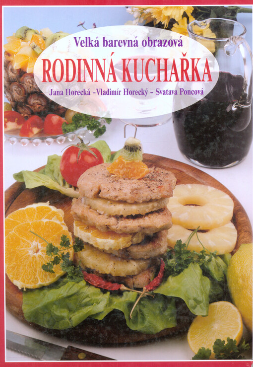 Velká barevná obrazová rodinná kuchařka