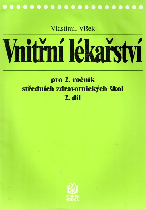 Vnitřní lékařství pro 2. ročník středních zdravotnických škol, 2. díl