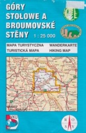 Góry Stołowe a Broumovské stěnymapa turystyczna 1:25^000