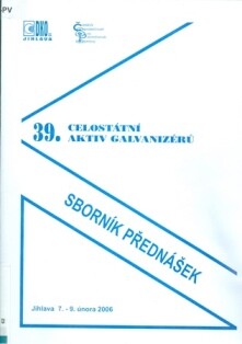 ... celostátní aktiv galvanizérů :Jihlava ... : sborník přednášek