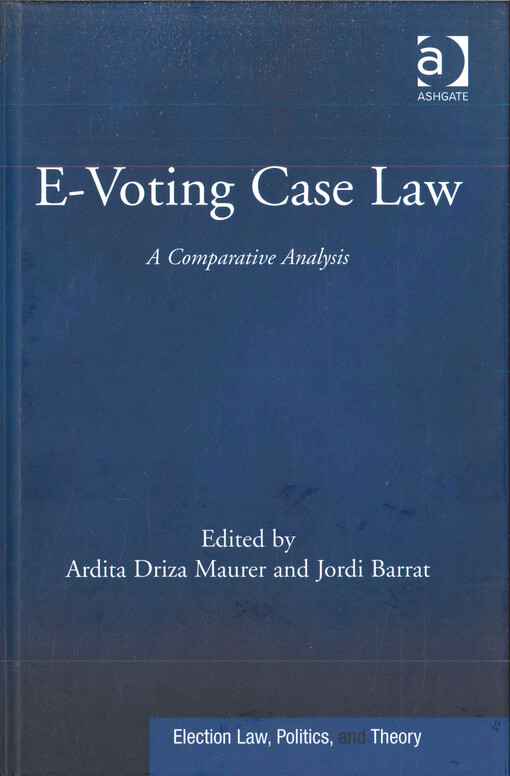  E-voting case law  : a comparative analysis  