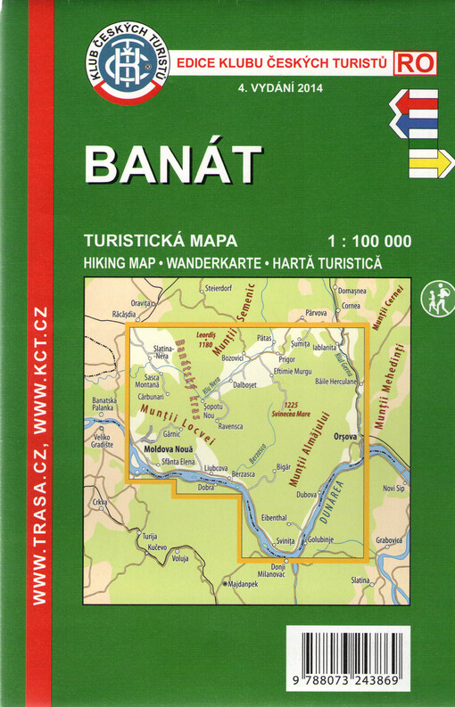 Banát turistická mapa
