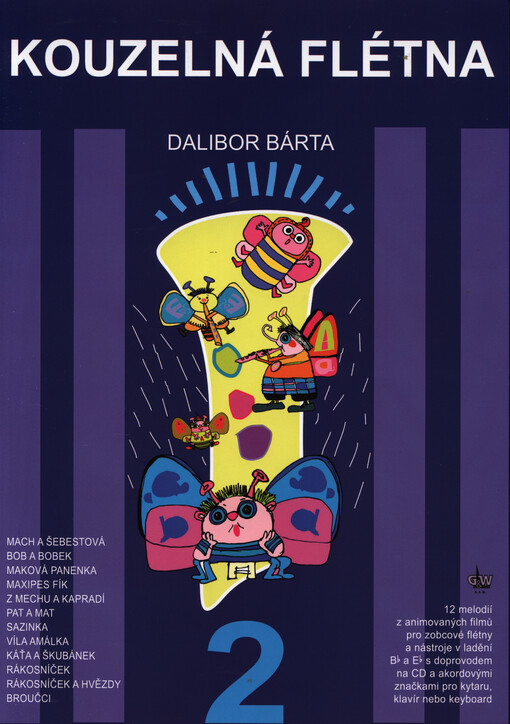 Kouzelná flétna 2 melodie z animovaných filmů pro zobcové flétny