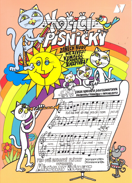 Kočičí písničky : Zanech nudy, nezívej! Vymaluj, zahraj, zazpívej!