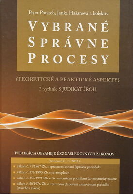 Vybrané správne procesy : (teoretické a praktické aspekty)