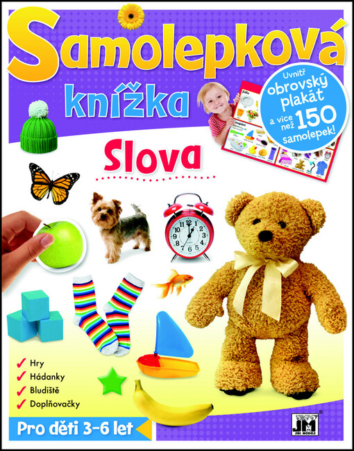 Samolepková knížka Slova