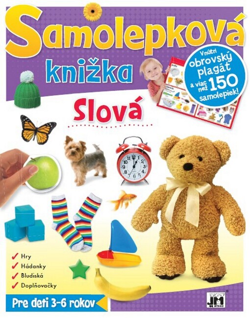 Samolepková knižka Slová