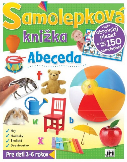 Samolepková knižka Abeceda