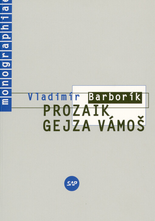 Prozaik Gejza Vámoš