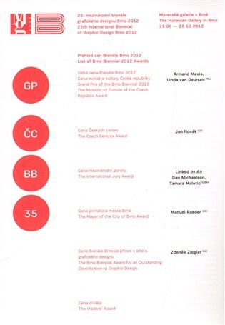 25. mezinárodní bienále grafického designu Brno 2012 =25th International Biennial of Graphic Design Brno 2012 : 21.06.-28.10.2012