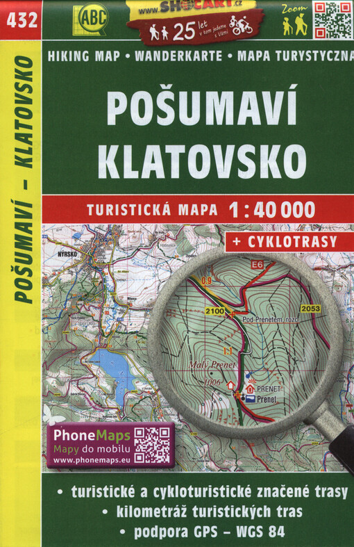 Pošumaví, Klatovsko : turistická mapa 1:40 000 + cyklotrasy