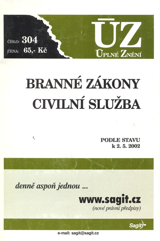 Branné zákony ; Civilní služba : podle stavu k 2.5.2002