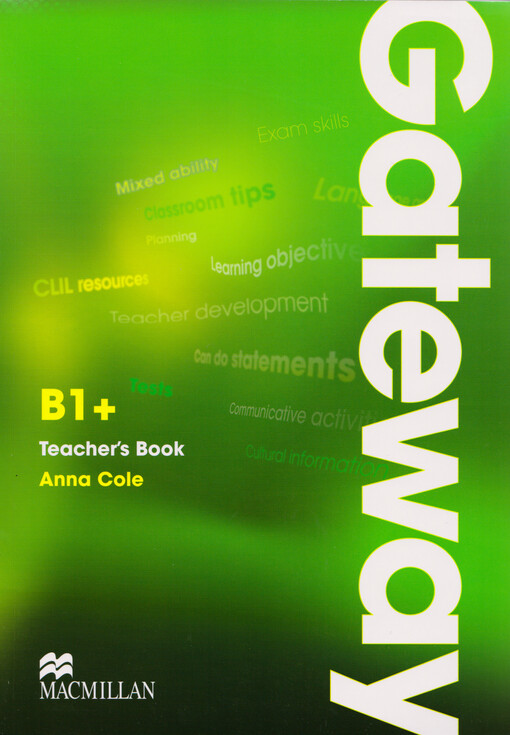 Gateway :B1+, teacher’s book