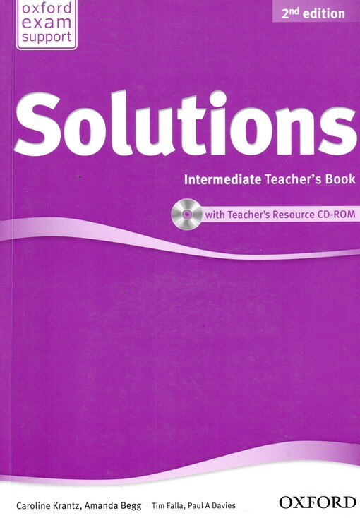 Maturita solutions :intermediate, teacher’s book