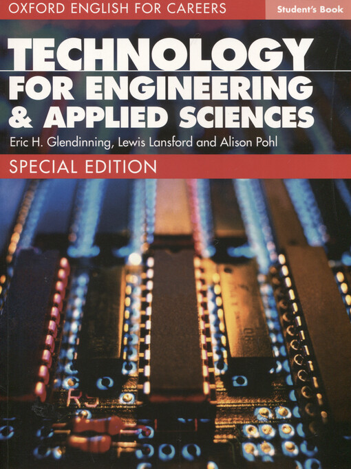 Technology for engineering & applied sciences.Student's book
