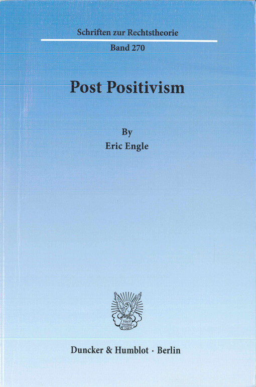  Post positivism  
