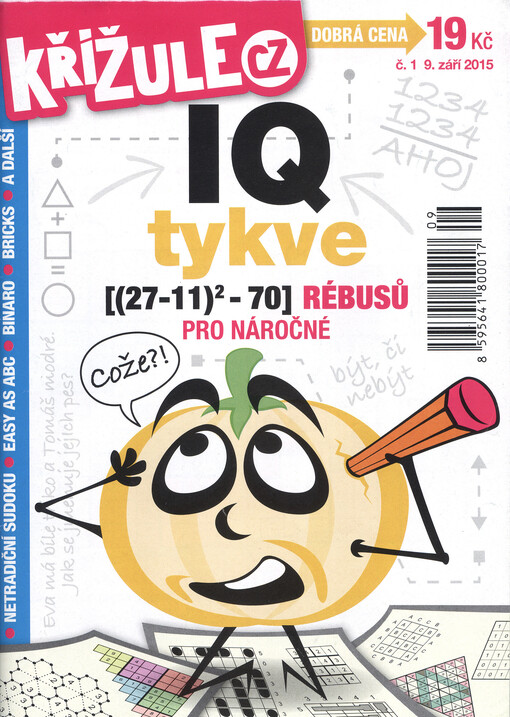 IQ tykve : netradiční sudoku, easy AS ABC, binaro, bricks a další