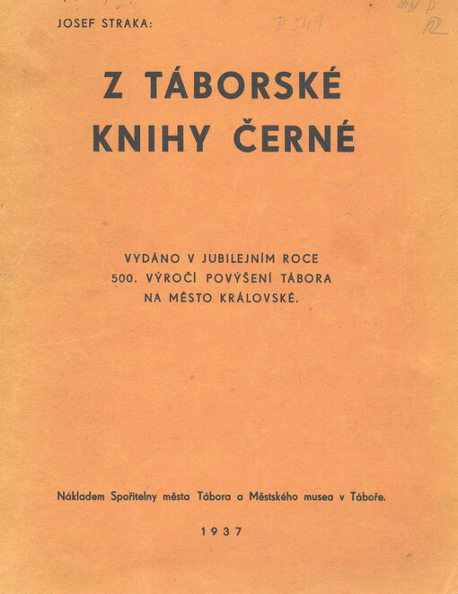 Z táborské knihy černé