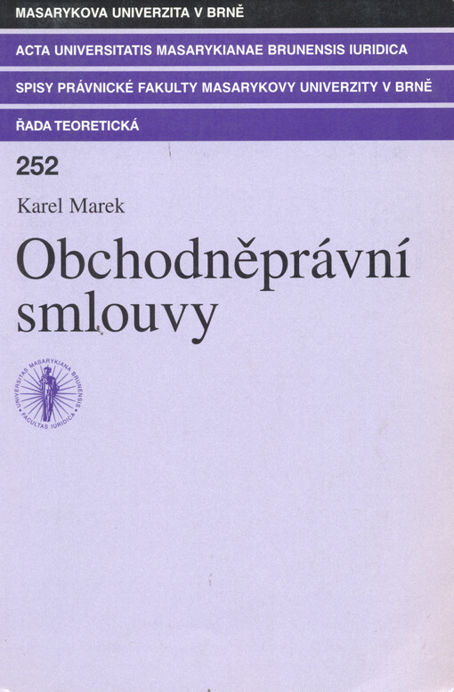 Obchodněprávní smlouvy