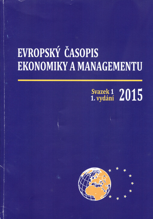 Evropský časopis ekonomiky a managementu = European journal of economics and management