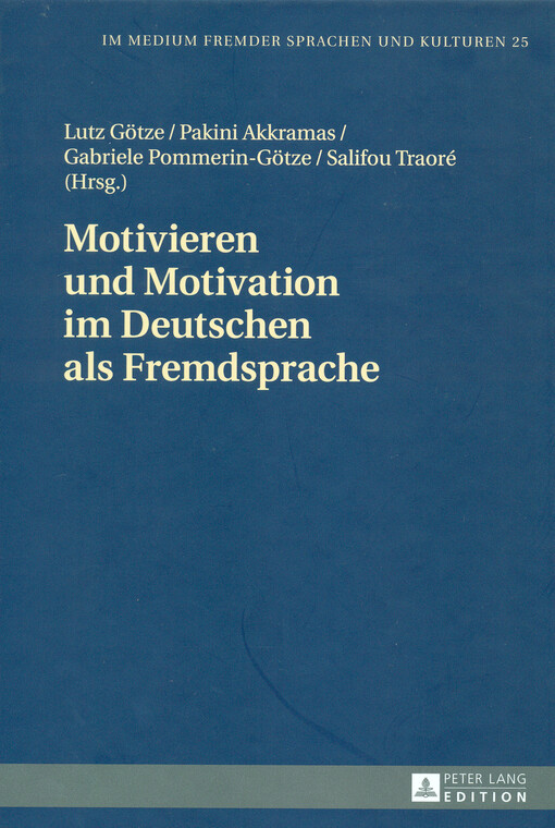 Motivieren und Motivation im Deutschen als Fremdsprache