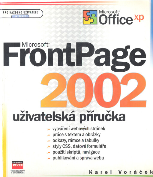 Microsoft FrontPage 2002 : uživatelská příručka