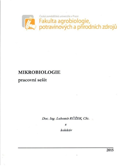 Mikrobiologie - pracovní sešit