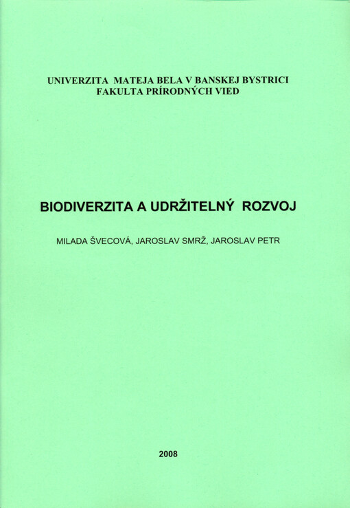 Biodiverzita a udržitelný rozvoj