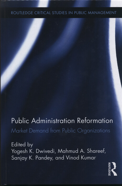 Public administration reformation : market demand from public organizations