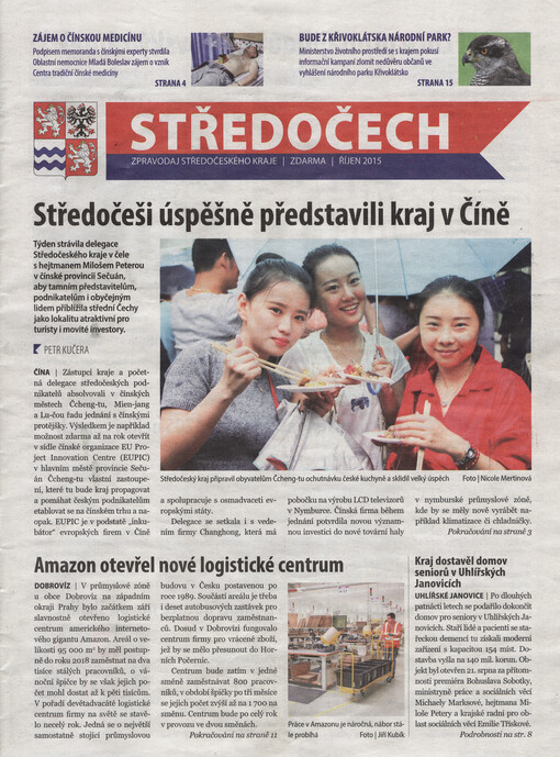 Středočech : zpravodaj Středočeského kraje