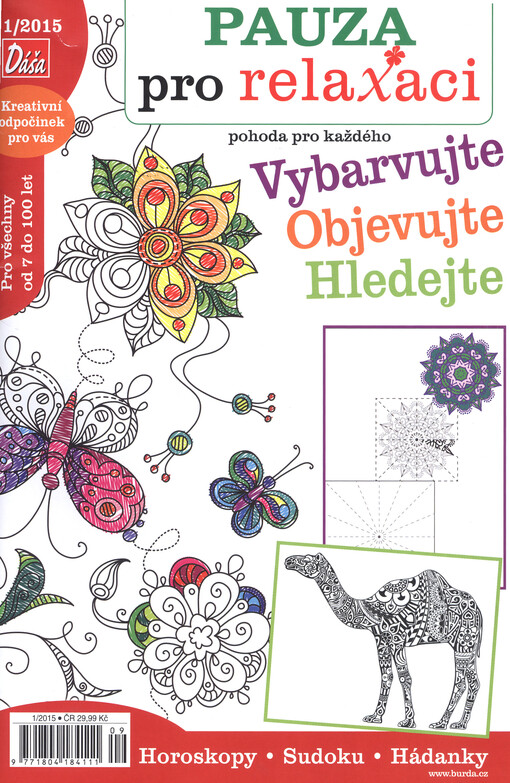 Pauza pro relaxaci : vybarvujte, objevujte, hledejte