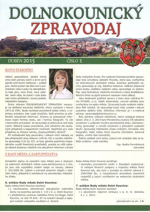 Dolnokounický zpravodaj