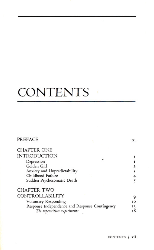 Helplessness : on depression, development, and death