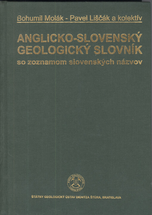 Anglicko-slovenský geologický slovník so zoznamom slovenských názvov