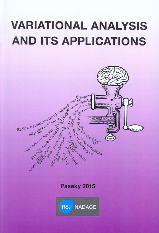 Variational Analysis and its Applications : lecture notes : Spring School in Variational Analysis VI : Paseky na Jizerou 2015