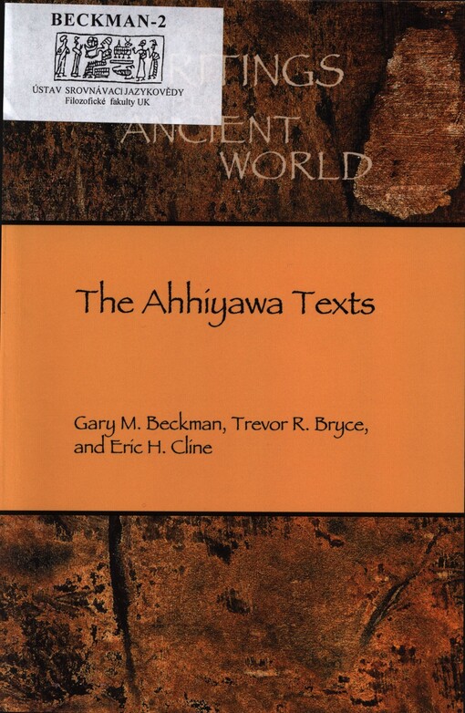 The Ahhiyawa texts