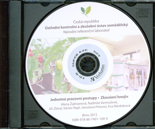 Jednotné pracovní postupy - Zkoušení hnojiv