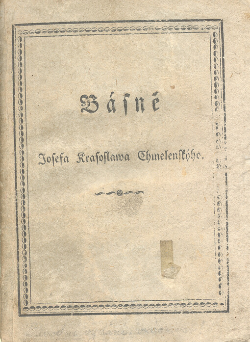 Básně Josefa Krasoslawa Chmelenskýho