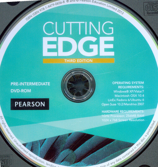 Cutting edge :pre-intermediate, student’s book ; DVD-ROM