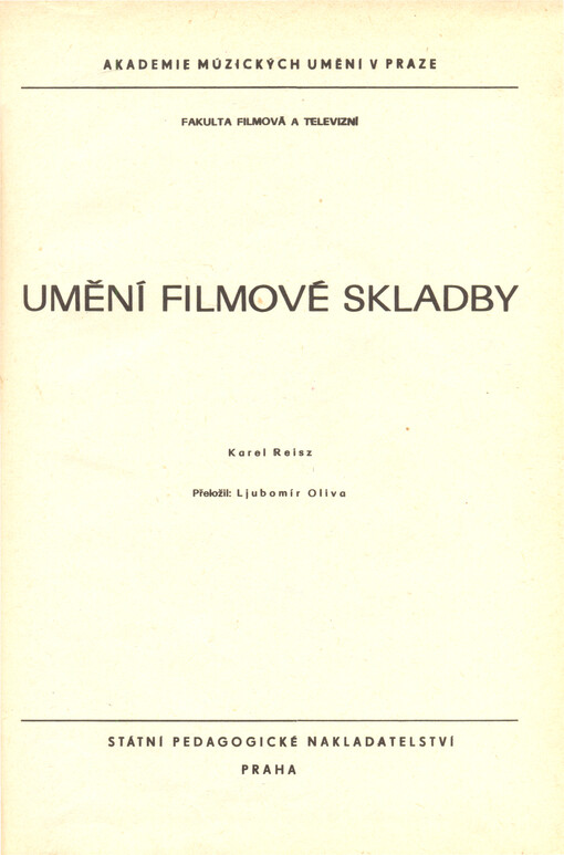 Umění filmové skladby