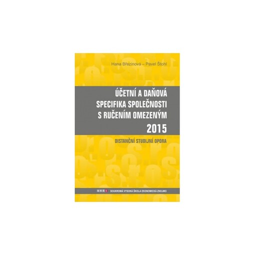 Účetní a daňová specifika společnosti s ručením omezeným 2015