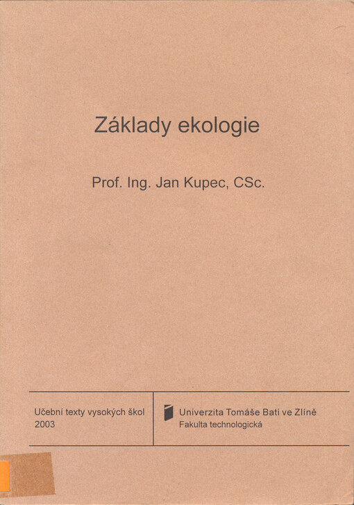 Základy ekologie